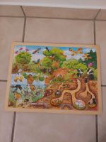 Holzpuzzle von Goki ca. 40x30cm wie NEU Hessen - Battenberg Vorschau