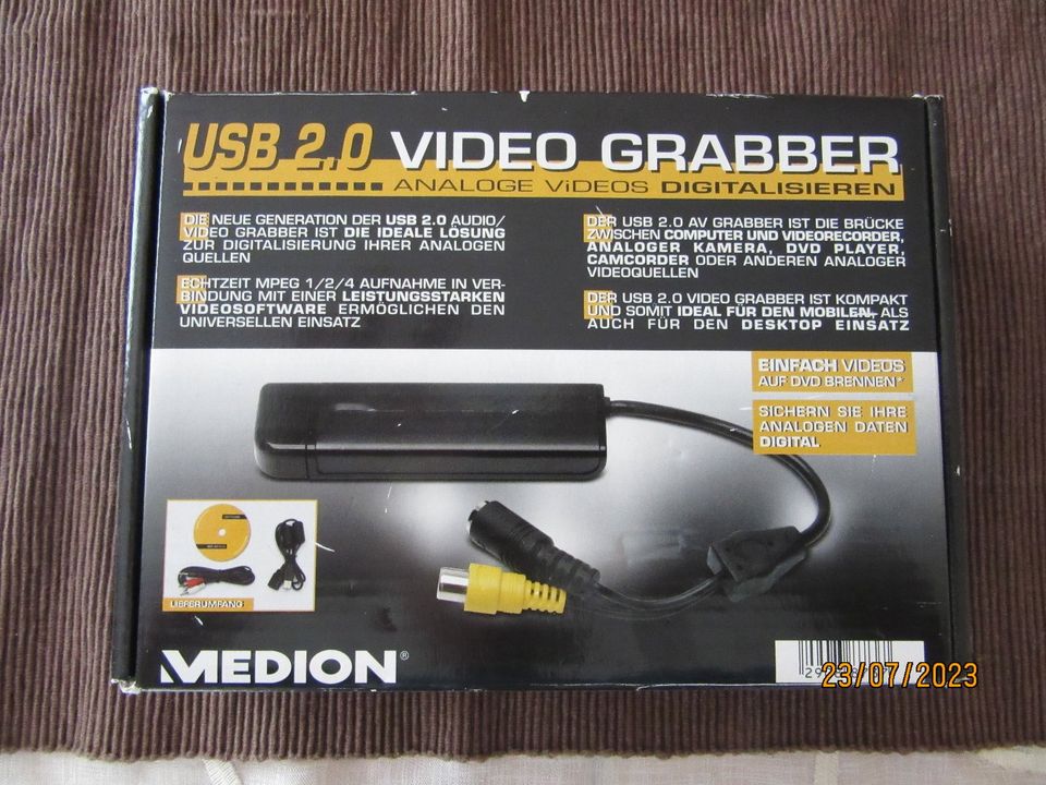 Video - Grabber (Medion USB 2.0) in Hamberge Holstein