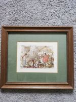 Kunstdrucke Vintage von Anton Pieck. Straßenmarkt. Rarität. Niedersachsen - Varel Vorschau