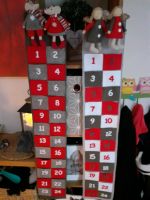 Adventskalender 2 Stück aus Filz Saarland - Nohfelden Vorschau