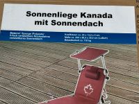 Gartenmöbel Sonnenliege Kanada mit Sonnendach Neu in OVP Niedersachsen - Buxtehude Vorschau