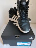 Adidas Hoops 3.0 mid ** Gr. 42 ** schwarz-weiß ** Kult Bayern - Oberthulba Vorschau