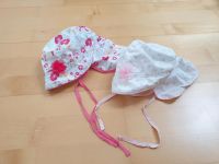 Mütze Baby Babymütze Sommer Newborn mit Nackenschutz Blume Bayern - Friedberg Vorschau