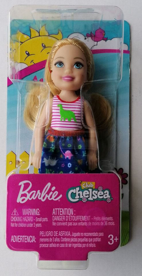 Puppe Barbie Club Chelsea Mädchen mit blond Haar von Matell Höhe in Einhausen (Thüringen)