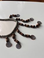 Halskette Modeschmuck Holzperlen Muscheln Kette Schmuck Boho Nordrhein-Westfalen - Netphen Vorschau