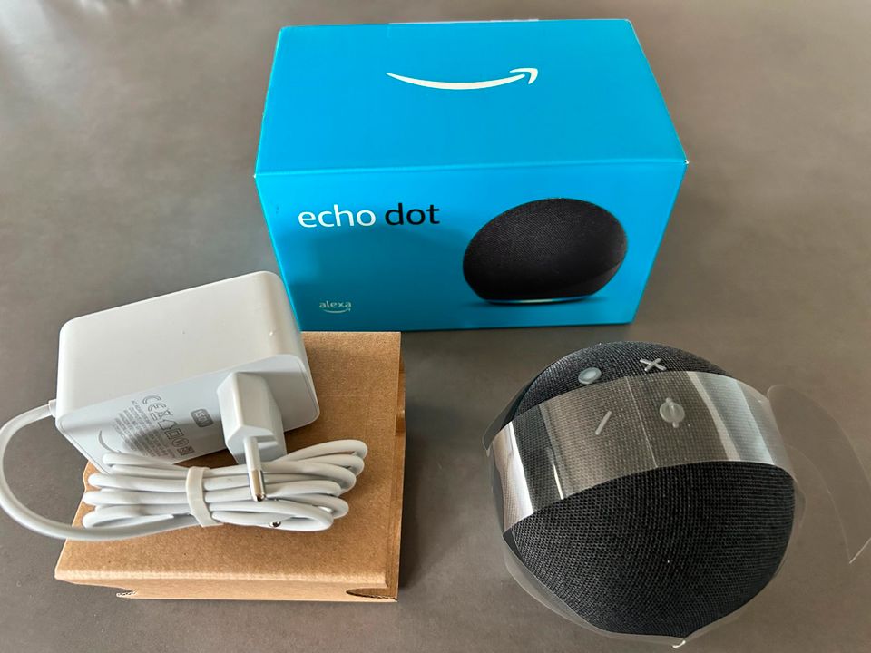 Amazon Alexa Echo Dot schwarz/anthrazit 4. Gen. NEU in Dortmund