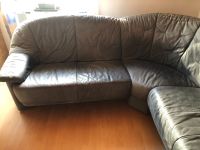 Ecksofa Couch 2,30 x 2,30 cm Leder grau Baden-Württemberg - Villingen-Schwenningen Vorschau