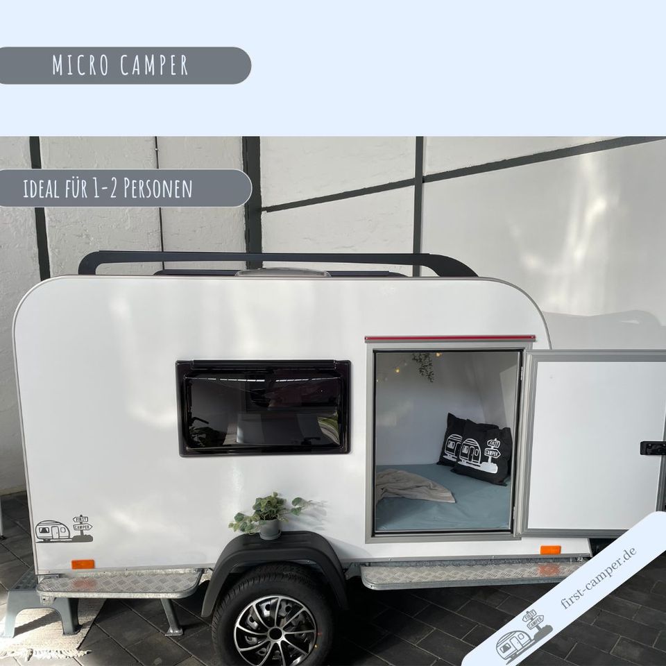 ✅ Micro Camper kleiner Wohnwagen 750 kg ideal für Elektroautos ✅ in Hildesheim