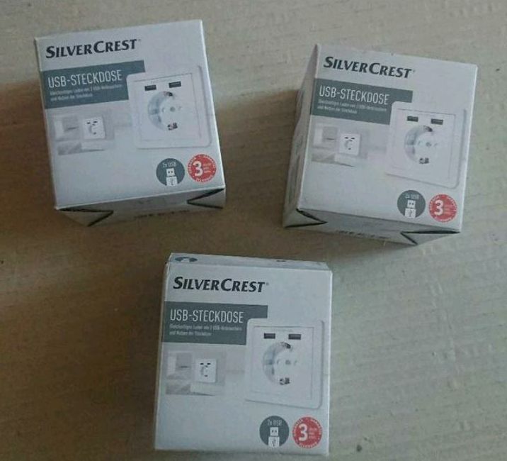 3x Silvercrest Steckdoseneinbau USB-Steckdose in Lüdenscheid