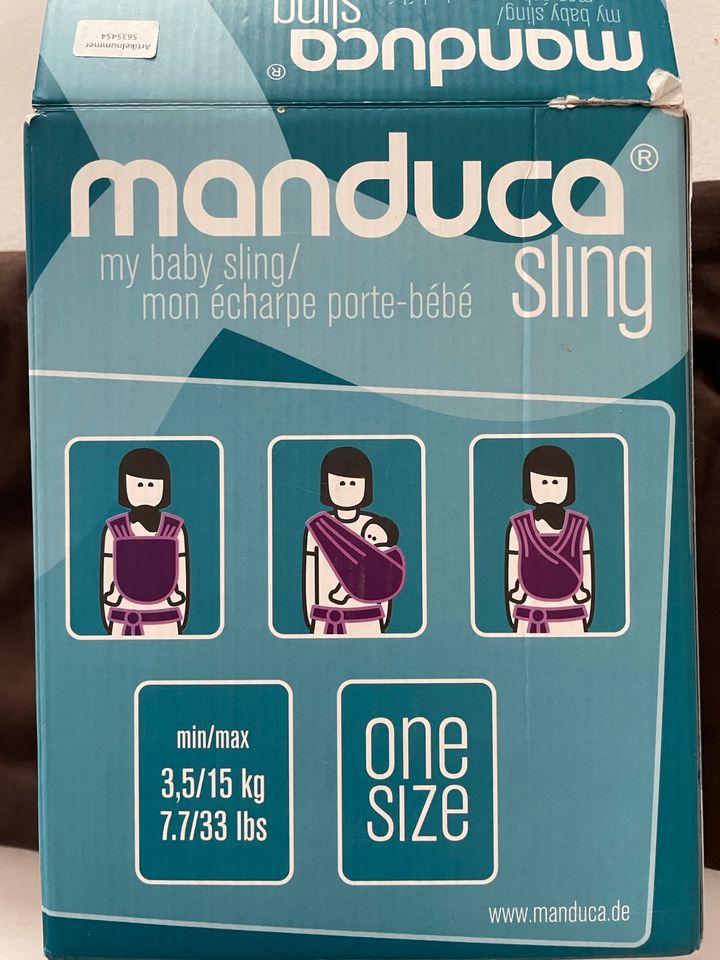 Manduca Sling Tragetuch choclate braun sehr guter Zustand in Neuried