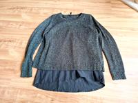 Damen Strick Pullover mit Bluseneinatz Größe 36 38 bonprix Niedersachsen - Cuxhaven Vorschau