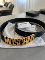 Moschino Couture Gürtel schwarz Gold Lackleder wie neu Baden-Württemberg - Kirchheim am Neckar Vorschau