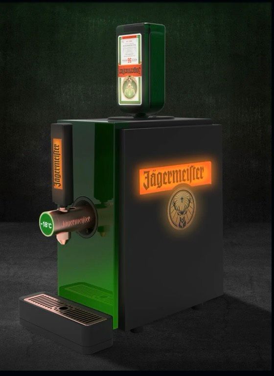 Verleih Jägermeister 1 Bottle Tap Maschine in Neuss