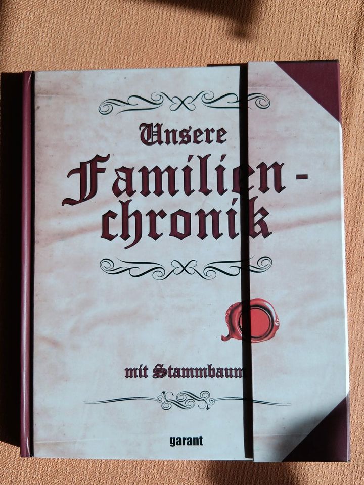 Buch Familienchronik mit Stammbaum in Tirschenreuth