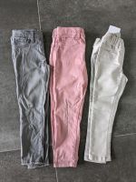 Mädchen Jeans grau & rosa used Look Gr. 98/104 skinny Nordrhein-Westfalen - Viersen Vorschau