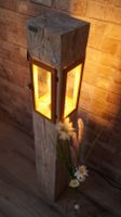 Holzlampe Laterne Balkenlampe Dekoration Geschenkidee Niedersachsen - Rhumspringe Vorschau