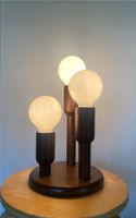 Vintage Lampe temde Leuchten Holz opalglas mid century Schleswig-Holstein - Preetz Vorschau