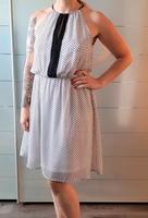 Kleid in weiß / schwarz von H&M in Gr. 38 Hessen - Frielendorf Vorschau