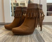 Boho Stiefeletten Fransen braun Gold 37 Tamaris Wildleder Niedersachsen - Twistringen Vorschau