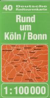 (B047) Alte Deutsche Radtourenkarte 40 Rund um Köln/Bonn Bayern - Cadolzburg Vorschau