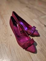 Top Zustand: pinke Glitzerpumps H&M, Größe 37 Niedersachsen - Bad Münder am Deister Vorschau