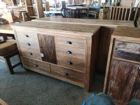 Highboard Kommode Anrichte Schrank massiv recycling Teak Holz Duisburg - Rheinhausen Vorschau