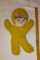 DDR Puppe 70er 80er Jahre gelb gestrickt 24 cm Baden-Württemberg - Ammerbuch Vorschau