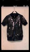 Weste cardigan Jacke schwarz M Pailletten b.young ausgefallen Bayern - Würzburg Vorschau