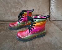 Stiefel Stiefeletten Regenbogen Glanzeffekt Schuhe Gr 29 Bayern - Germering Vorschau