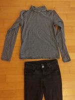 Skinny Jeans mit Streifen Rolli Größe 164 Baumwolle Nordrhein-Westfalen - Siegburg Vorschau