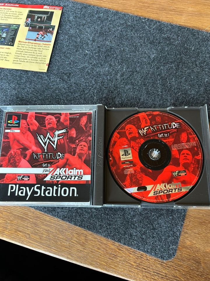 WWF Attitude für PlayStation 1 PS1 PS One in Nordkirchen