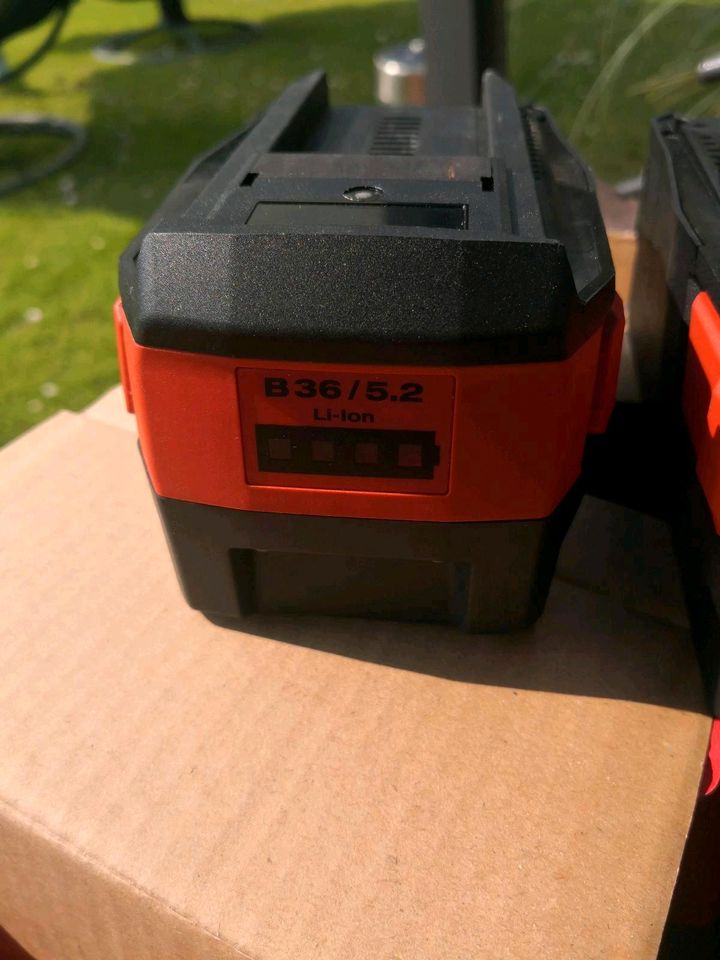 2 Hilti akku 36v B36/5.2  Li Ion Neuwertig in Heiligenhaus