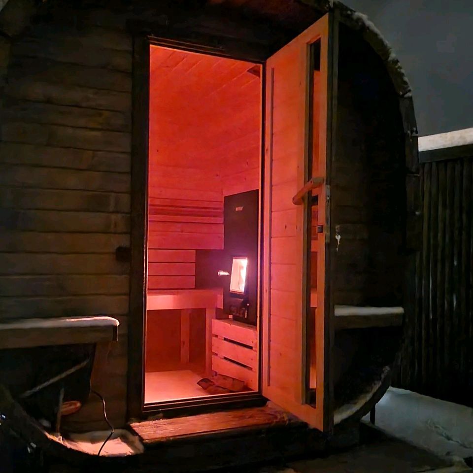 Angebot März Mobile Fasssauna Quadrosauna Wellness event mieten in Schwarzenborn