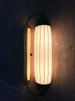 Lampe 50‘ Jahre, Glas, Messing Niedersachsen - Osnabrück Vorschau