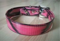 Halsband Camouflage HU von 32,5-36,5cm BioThane 2,5cm breit pink Thüringen - Oppershausen Vorschau