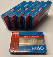 Neue und original verpackte Audio Kassetten MASTER HE 60 Rheinland-Pfalz - Schifferstadt Vorschau