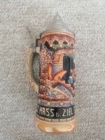 Bierkrug mit Zinndeckel und Spruch 0,5 L King Keramik 1000 Nürnberg (Mittelfr) - Nordstadt Vorschau