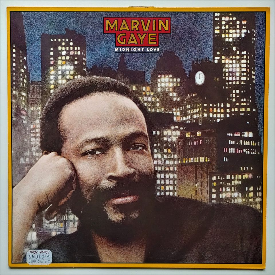 MARVIN GAYE: "Midnight Love" (LP/Vinyl,1987 Reissue) NM/VG+ in Centrum