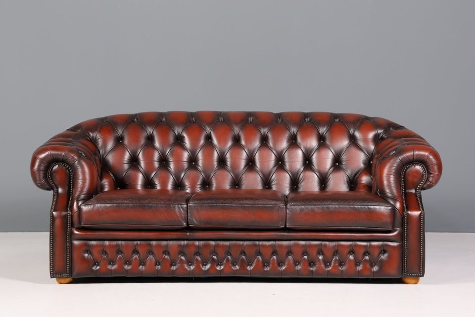 Wunderschönes Original Chesterfield Centurion Sofa 3- Sitzer echt Leder Couch Artikel-Nr.: B797 in Berlin