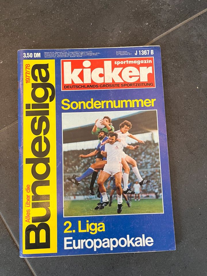 Kicker Bundesliga 1977 Sonderheft in Drochtersen