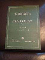 A. Skrjabin Trois Etudes OP.65 Nr.3 für Klavier Schleswig-Holstein - Lübeck Vorschau