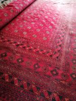 Orientalischer Afghanischer Teppich rot groß Muster Kreis Pinneberg - Kummerfeld Vorschau