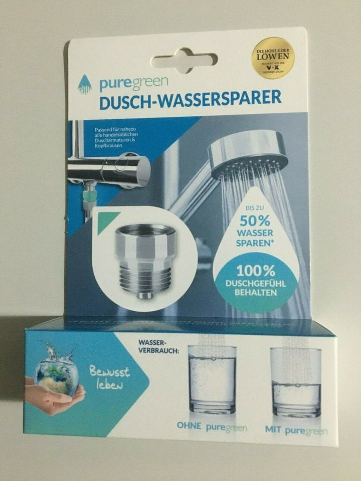 Dusch-Wassersparer_Neu_ Fa. Puregreen bis 50% Wasser sparen in Schelklingen