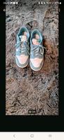 Sneaker NIKE Dunk Low türkis-weiß Gr. 44,5 Bayern - Schwandorf Vorschau