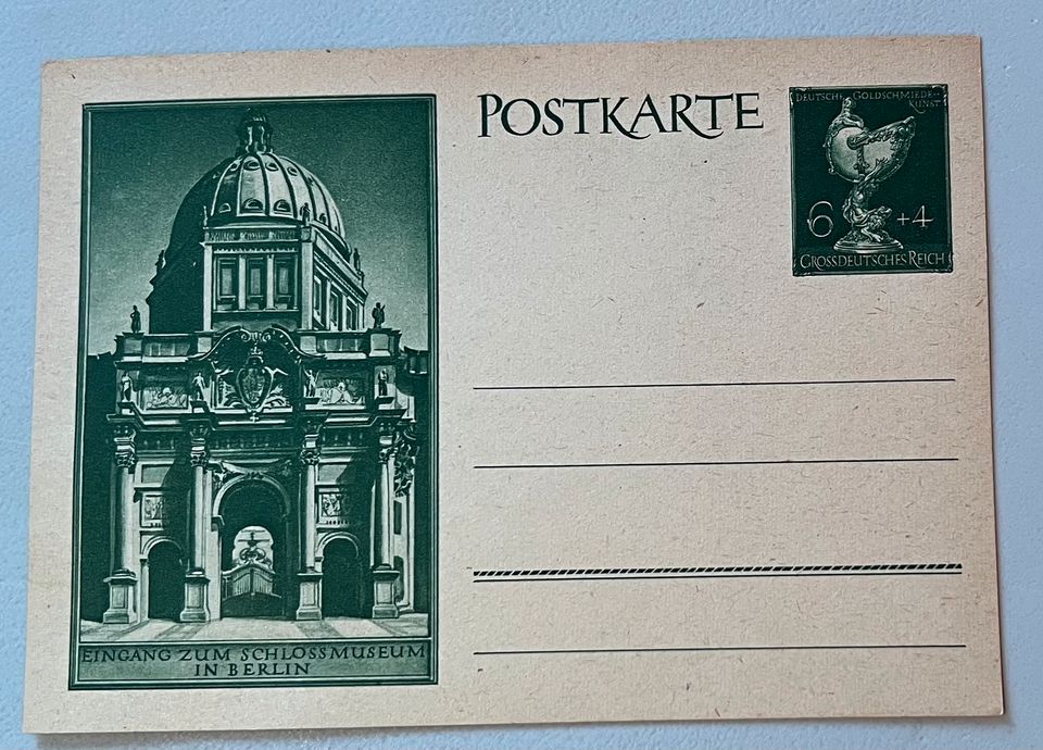 Postkarte Deutsches Reich ungelaufen in Schönebeck (Elbe)