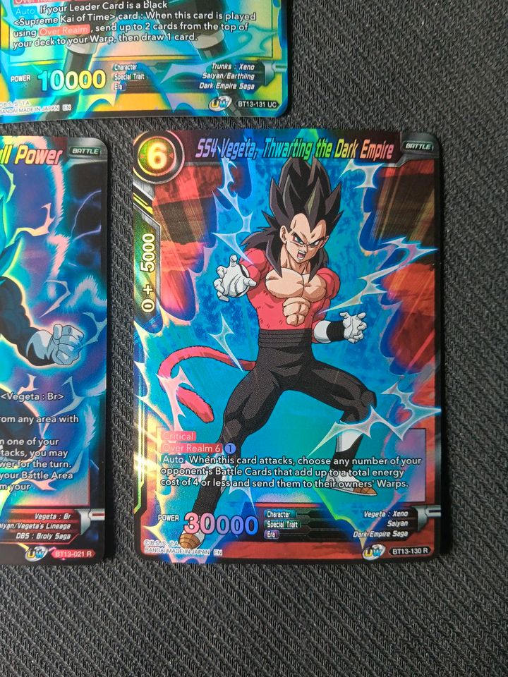 Dragonball TCG Karten BT13 • Vegeta • Son Goku • Trunks • Frieza in Duisburg