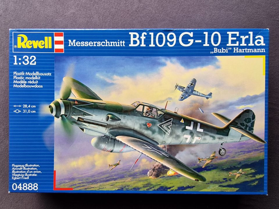 Messerschmitt Bf 109G -10 Erla "Bubi Hartmann" von Revell #04888 in Anröchte