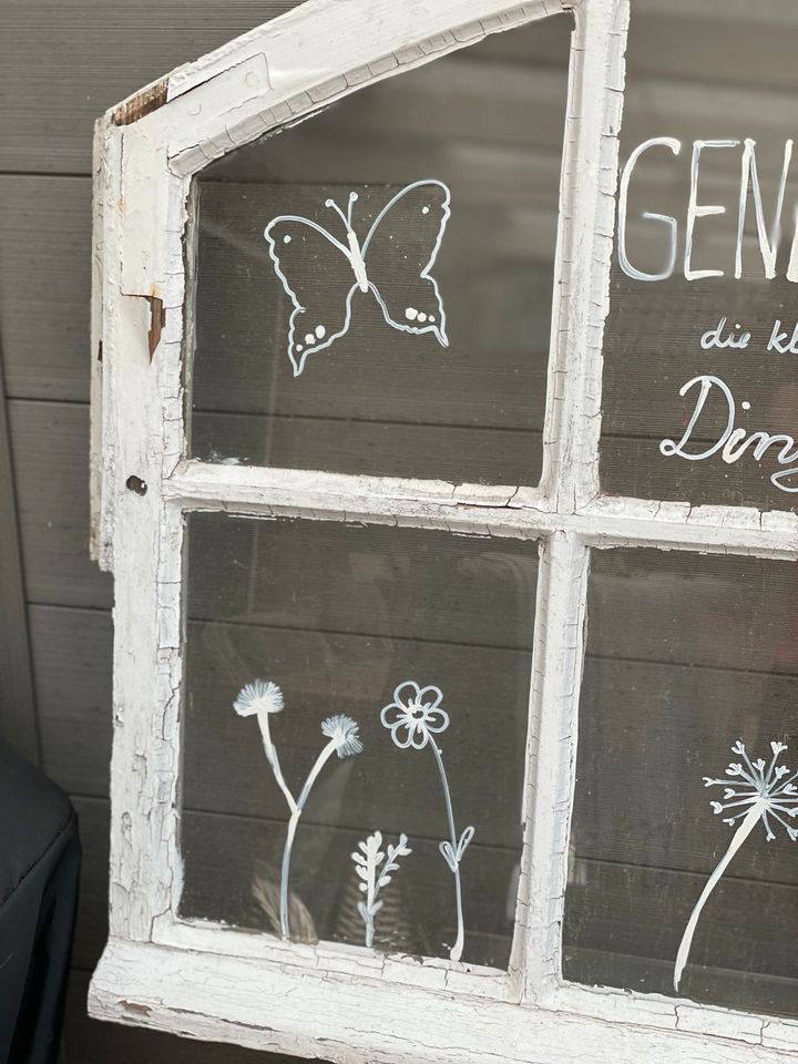 Antik Stallfenster Deko Fenster Holzfenster Sprossenfenster Vinta in Brande-Hörnerkirchen