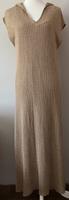 ZARA Maxikleid Strickkleid *Gr.L* Karamell mit Goldfäden Niedersachsen - Walsrode Vorschau