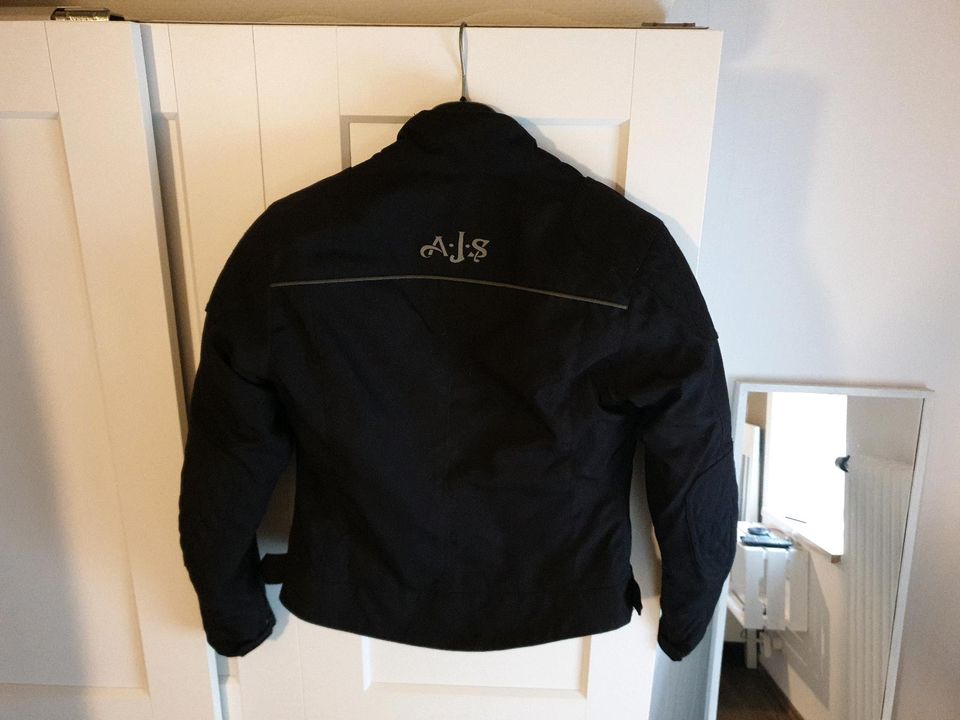 AJS Motorradjacke Damen Gr. 36 schwarz Wachs Style in Wildeshausen